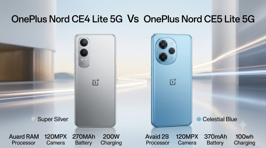 OnePlus Nord CE4 Lite 5G vs OnePlus Nord CE5 Lite 5G Compar